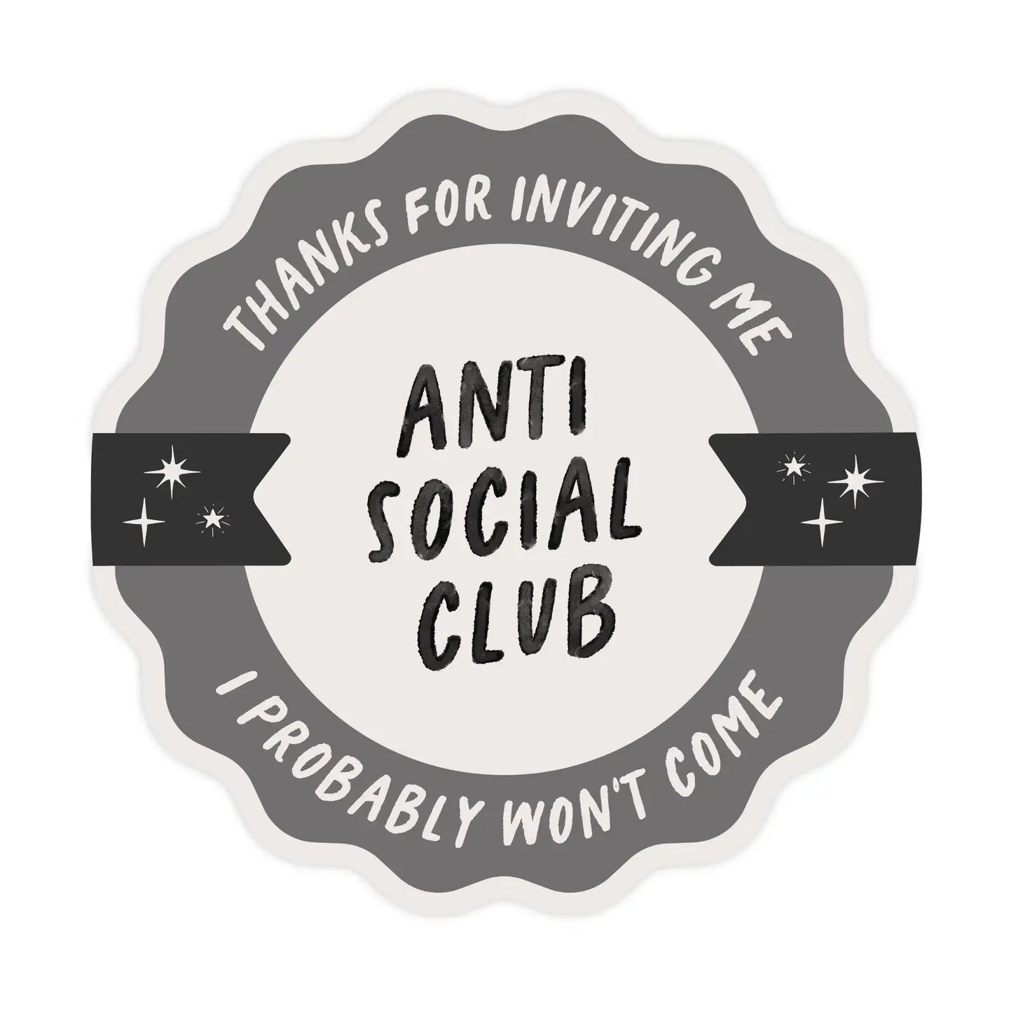 Anti Social Club Sticker