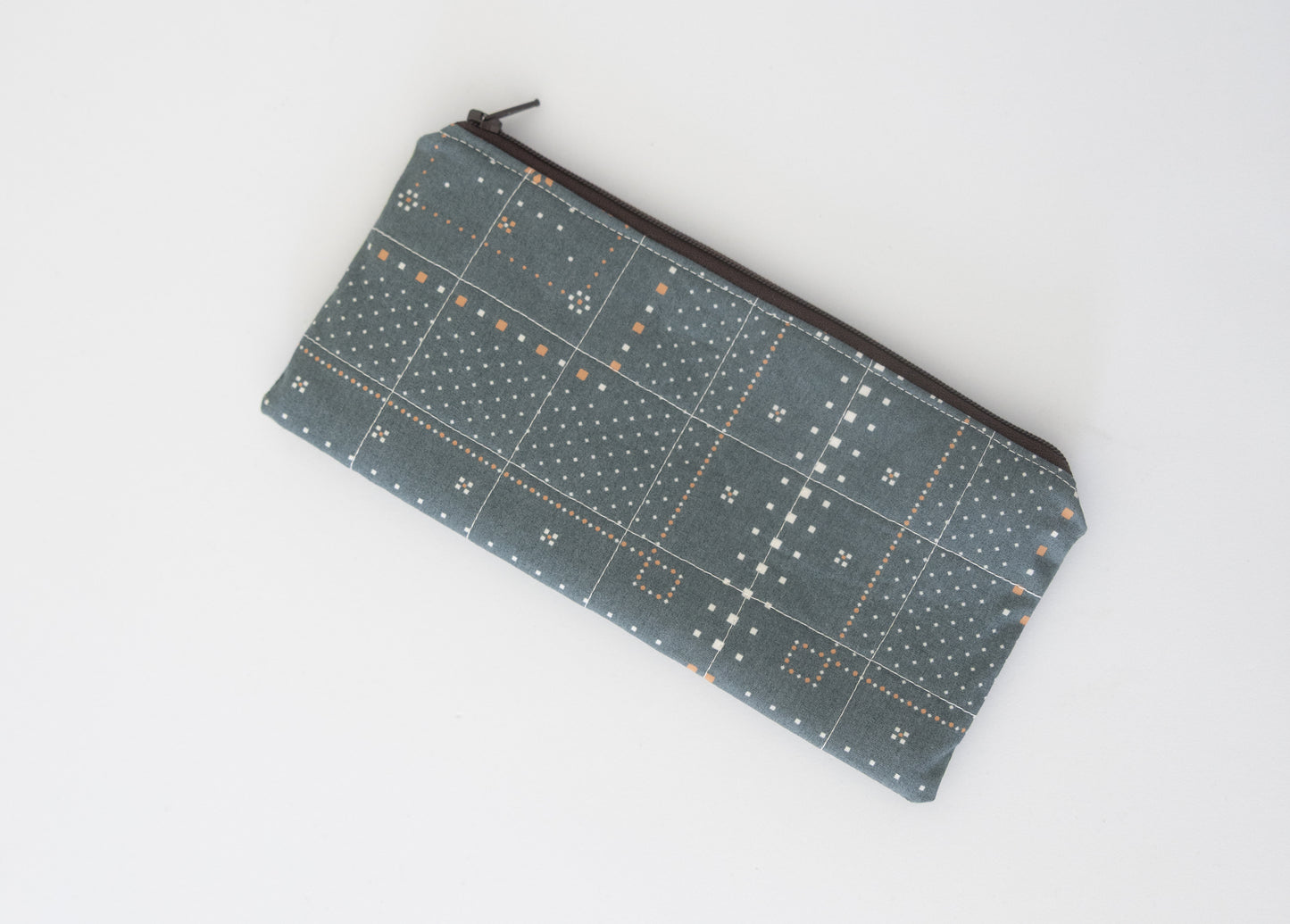 Pencil Pouch - Simple Stitch Green