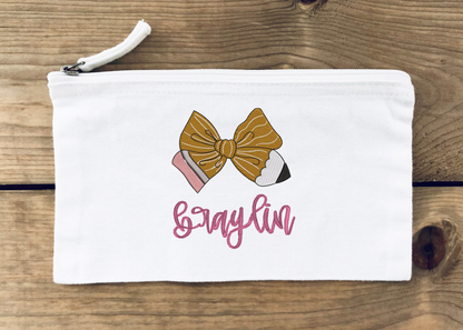Pencil Bow Pouch