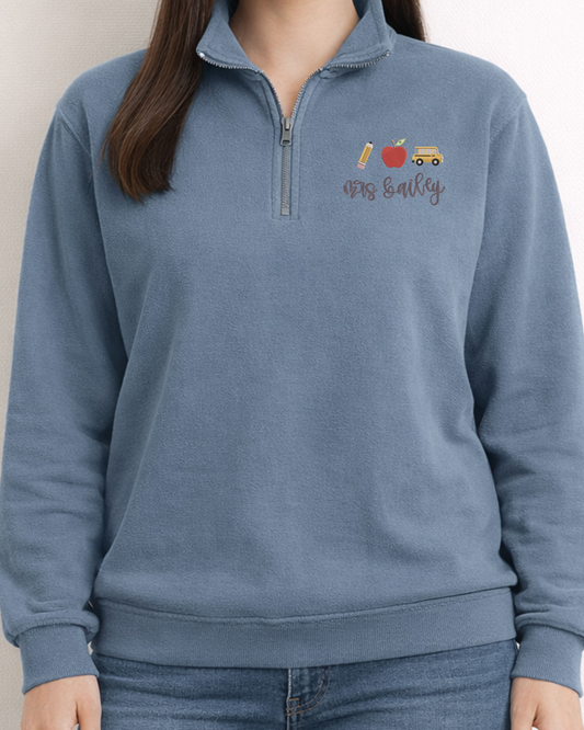 Teacher Icon Quarter Zip