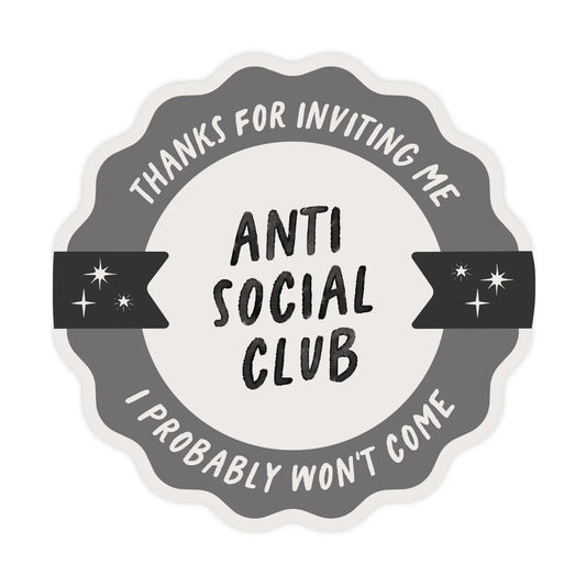 Anti Social Club Sticker