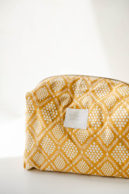 Boxy Bag - Floral Honeycomb