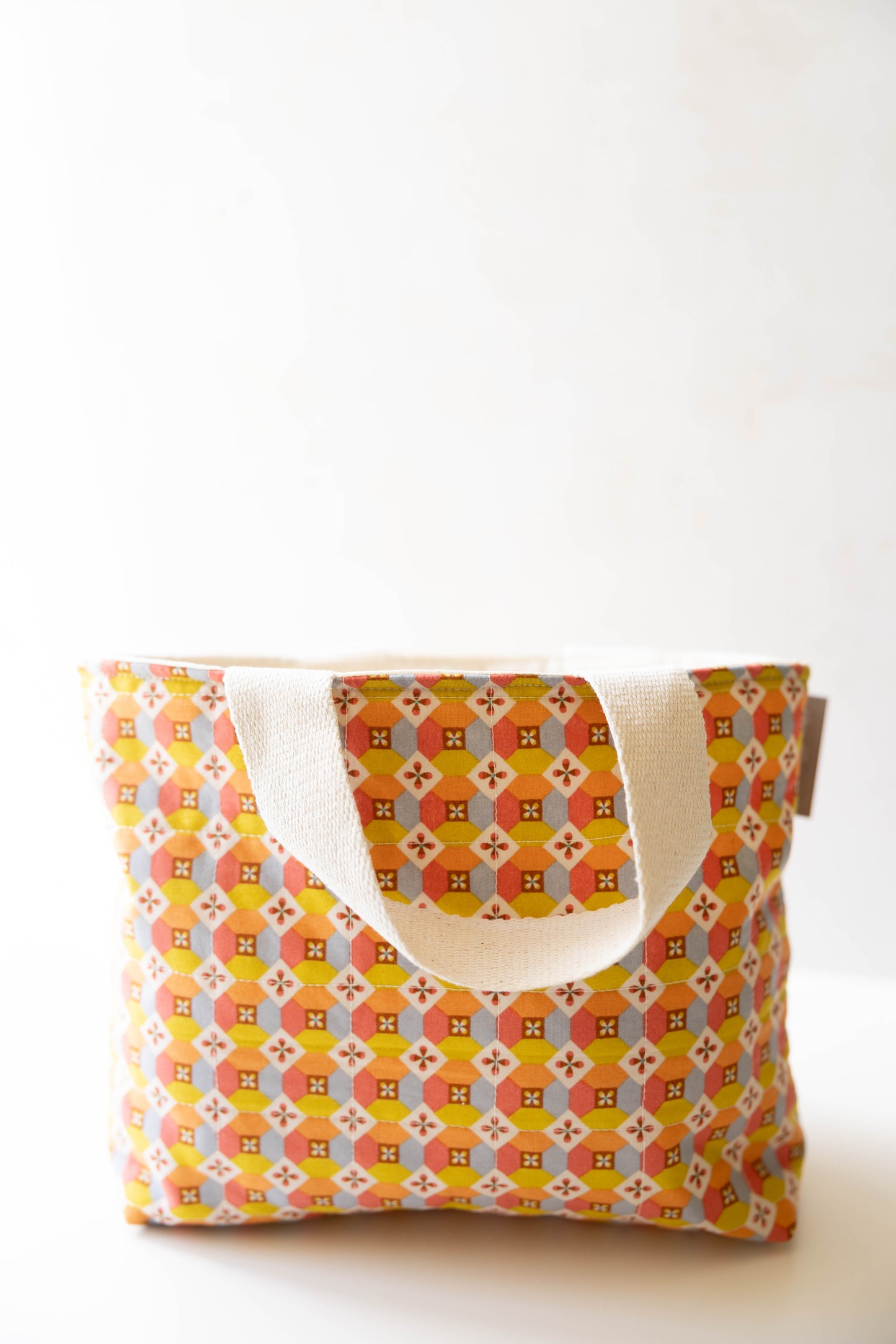 Mini Tote - Groovy Grid