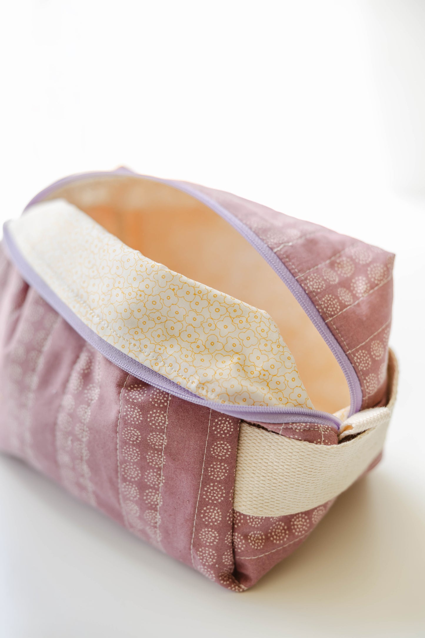 Boxy Bag - Purple Flower