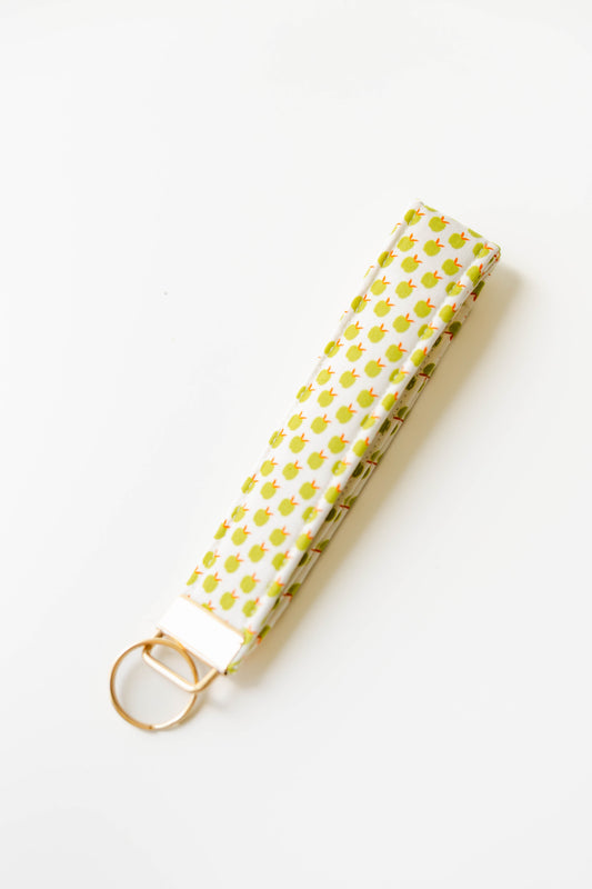 Wristlet Keychain - Green Apple