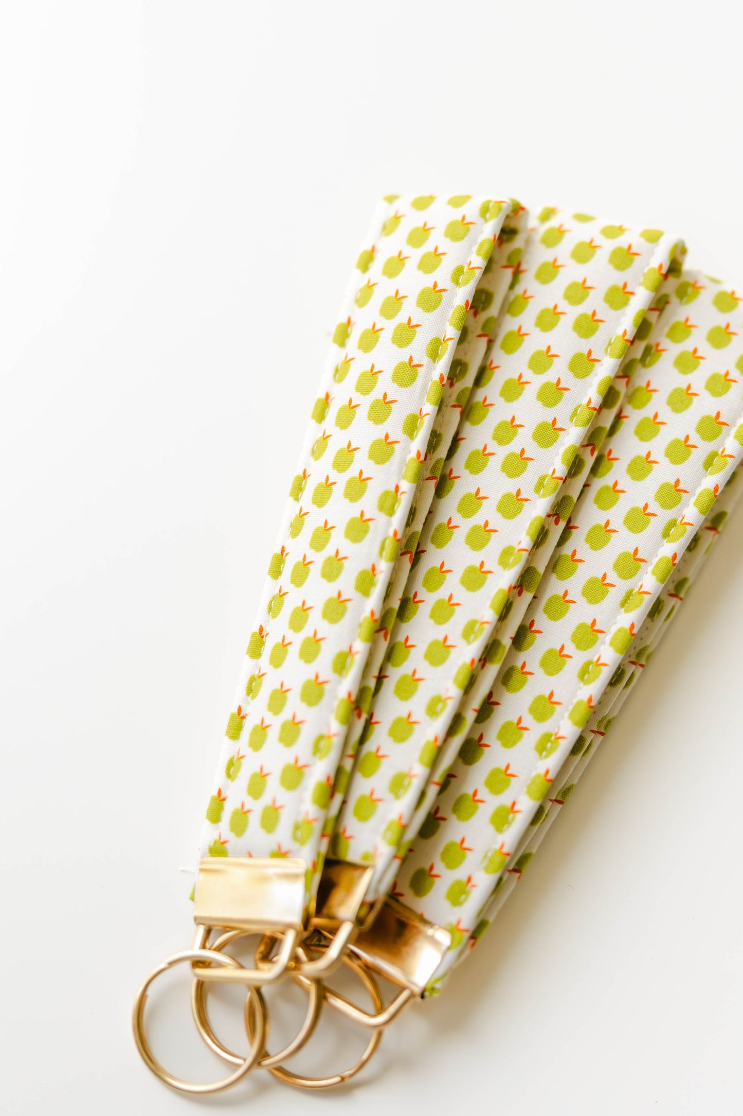 Wristlet Keychain - Green Apple