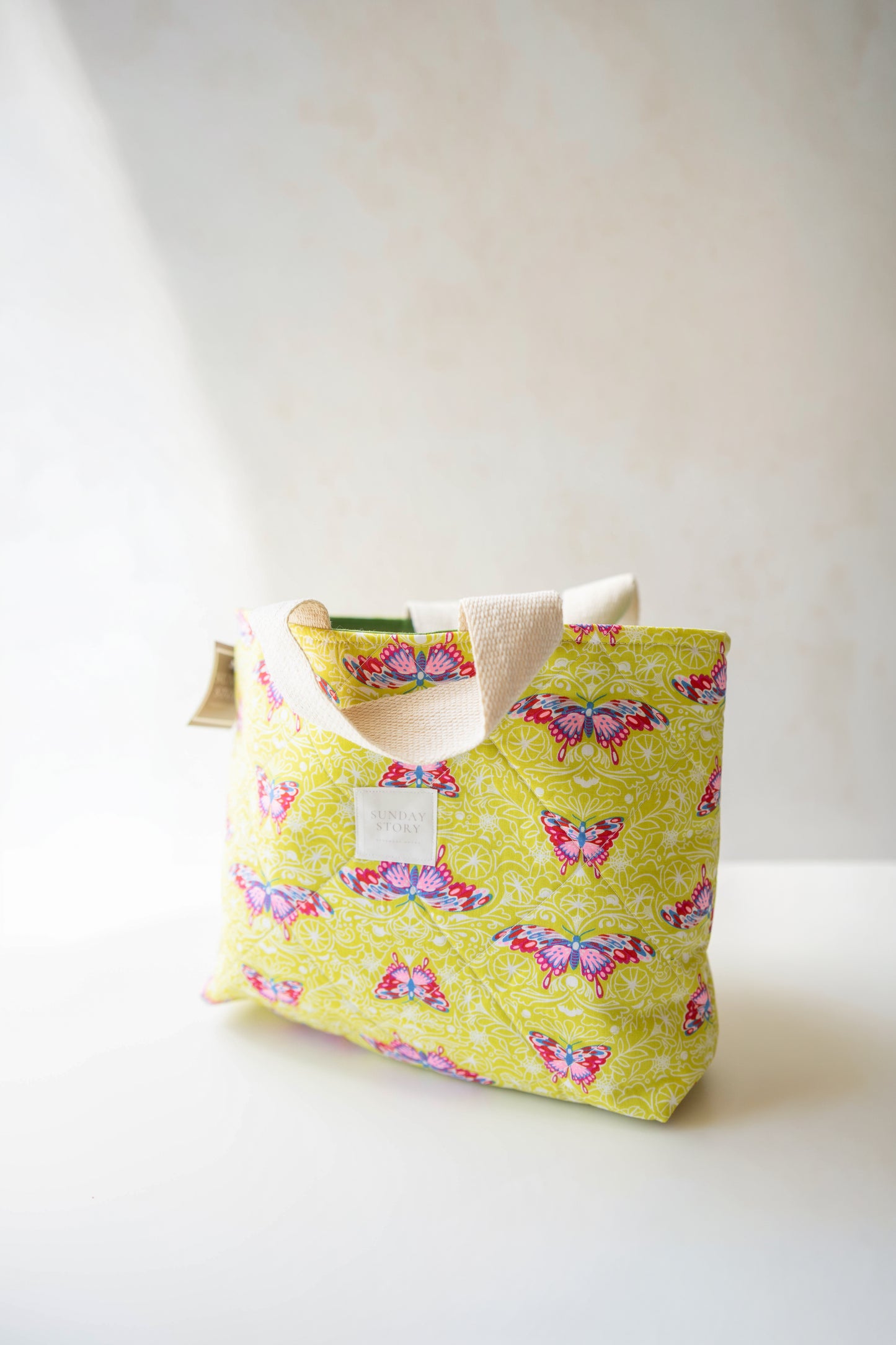 Mini Tote - Bright Butterfly