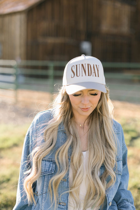 SUNDAY Embroidered Hat