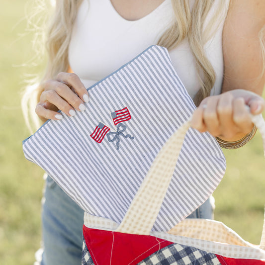 Large Essentials Pouch - Stars & Stripes