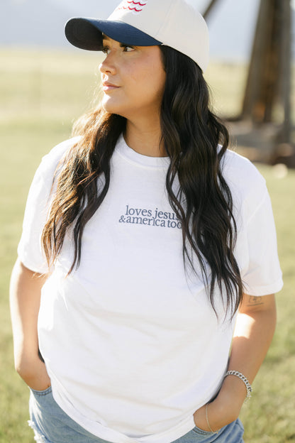 Loves Jesus & America Too T-Shirt