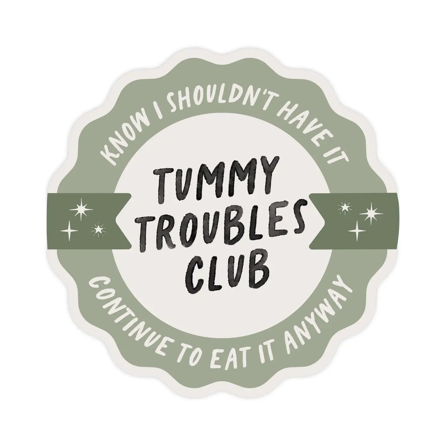 Tummy Troubles Sticker
