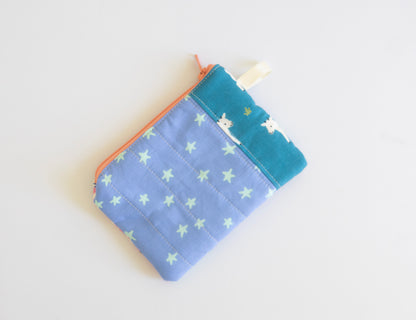 Zipper Keychain Wallet - Scrappy Butterfly