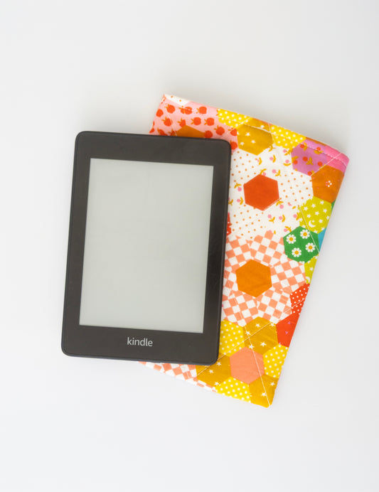 E-Reader Sleeve - Colorful Quilt