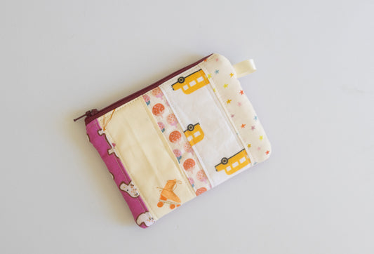 Zipper Keychain Wallet - Patchwork II